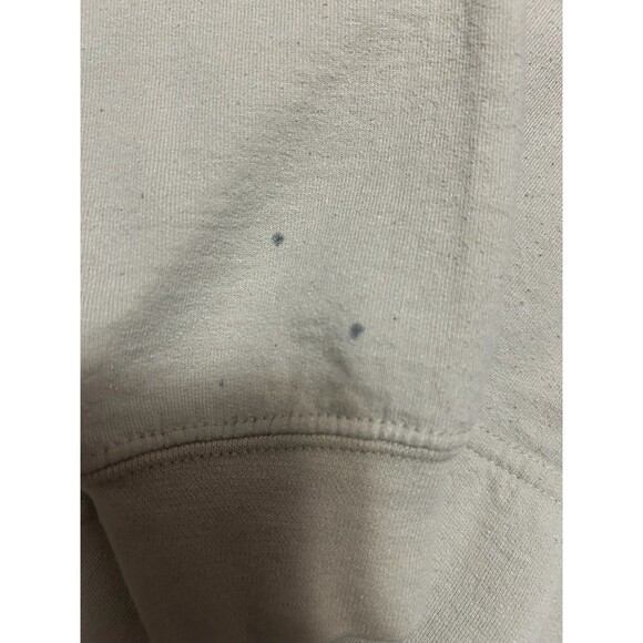 Pacsun Broken Hearts Club Graphic Pullover Hoodie Men Small Beige Back to School - Picture 4 of 5